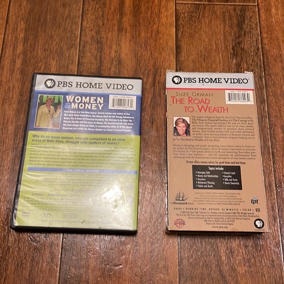 Suze Orman Road To Wealth VHS & Women And Money DVD - Picture 2 of 2
